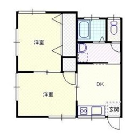 新発田駅 徒歩3分 2階の物件間取画像